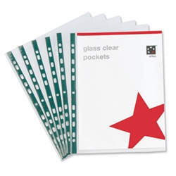 5 Star Glass Clear Pocket A4 [Pack 100]